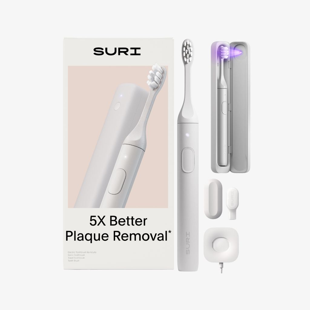 SURI 2.0 Schallzahnbürste mit UV-Reinigungsetui für unterwegs – Meeresnebel - Image 1