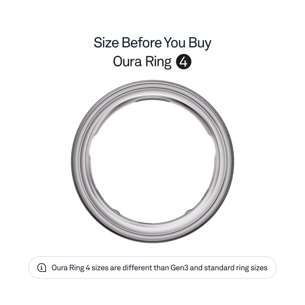 Oura Ring 4 - Gebürstetes Silber - Image 2