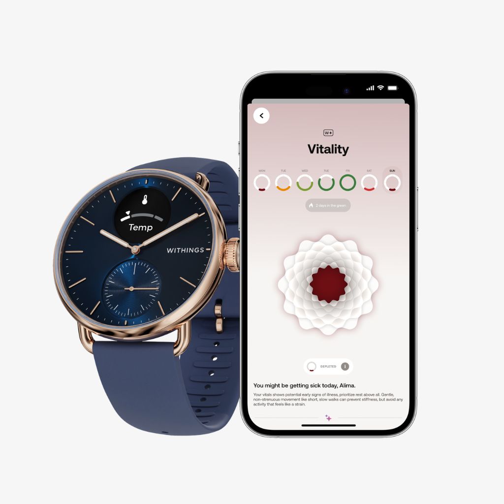 Scanwatch 2 - Roségold Blau - Image 6