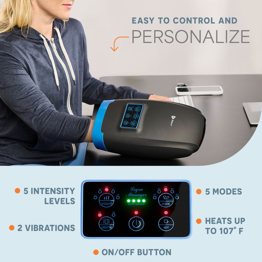 Legra Hand Massager - Black - Image 4