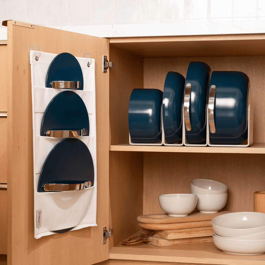 Ungiftiges Keramik-Kochgeschirr-Set mit Antihaftbeschichtung, Marineblau - Image 6