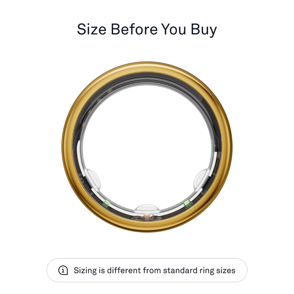 Oura Ring Gen3 Horizon - Gold - Image 2