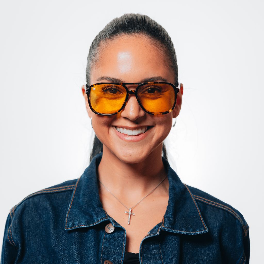 Blaulichtbrille – Retro-Tag – Schildpatt - Image 6