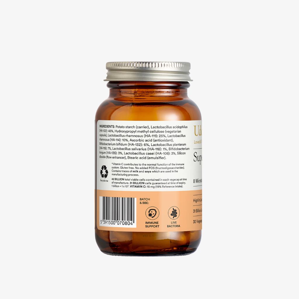 Super 8 Immune - 8 Probiotic Strains + Vit C - Image 3