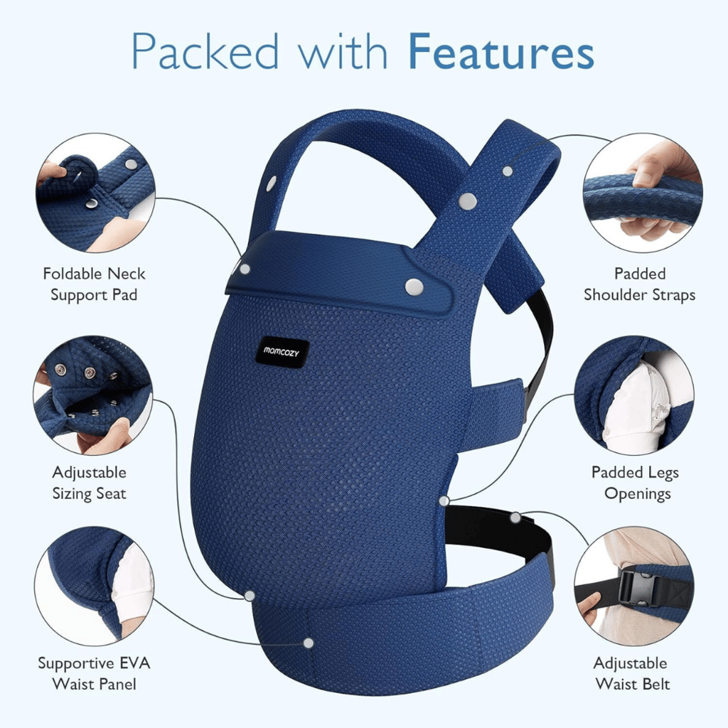 Babytrage 3M+ Air Mesh – Blau - Image 5