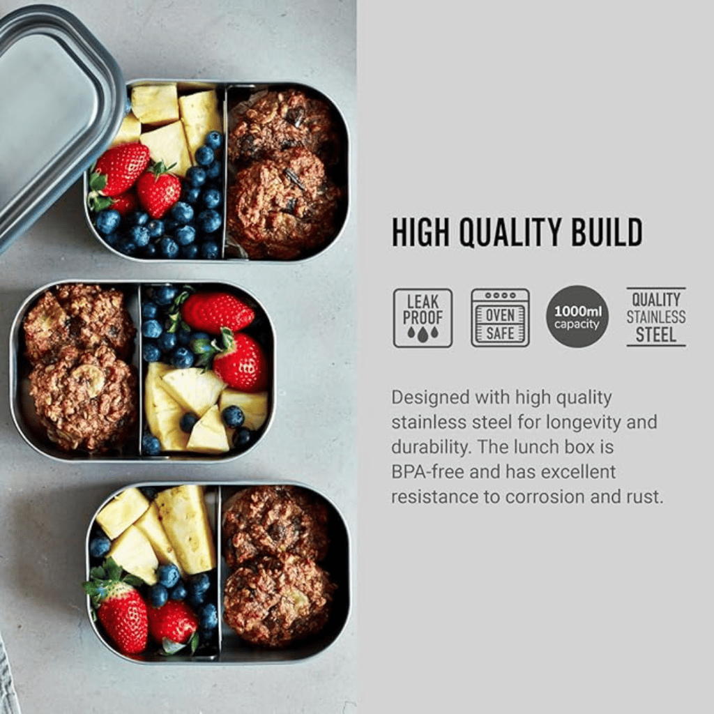 Edelstahl-Lunchbox – Orange - Image 8