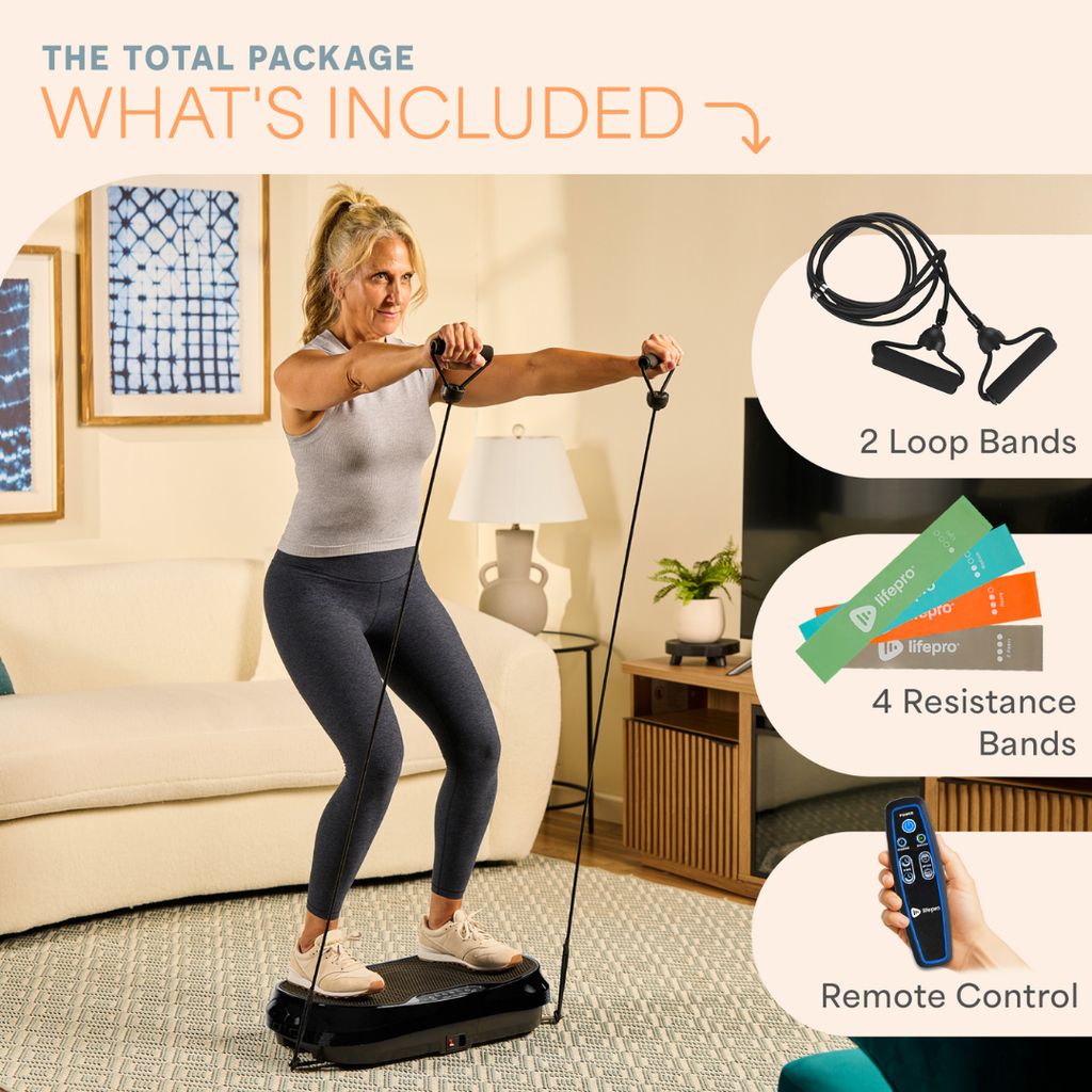 Waver Mini Vibration Plate - Black - Image 9