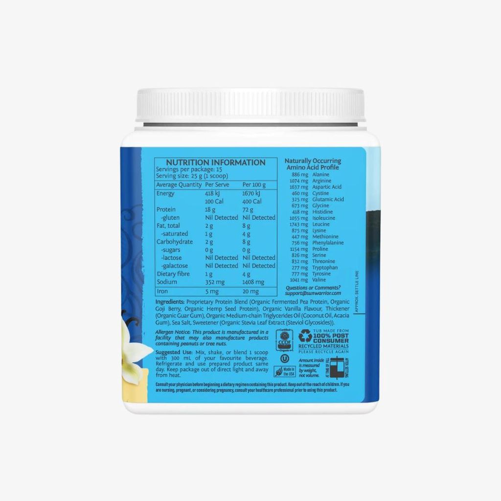 Warrior Blend Bio - Vanille - Image 2