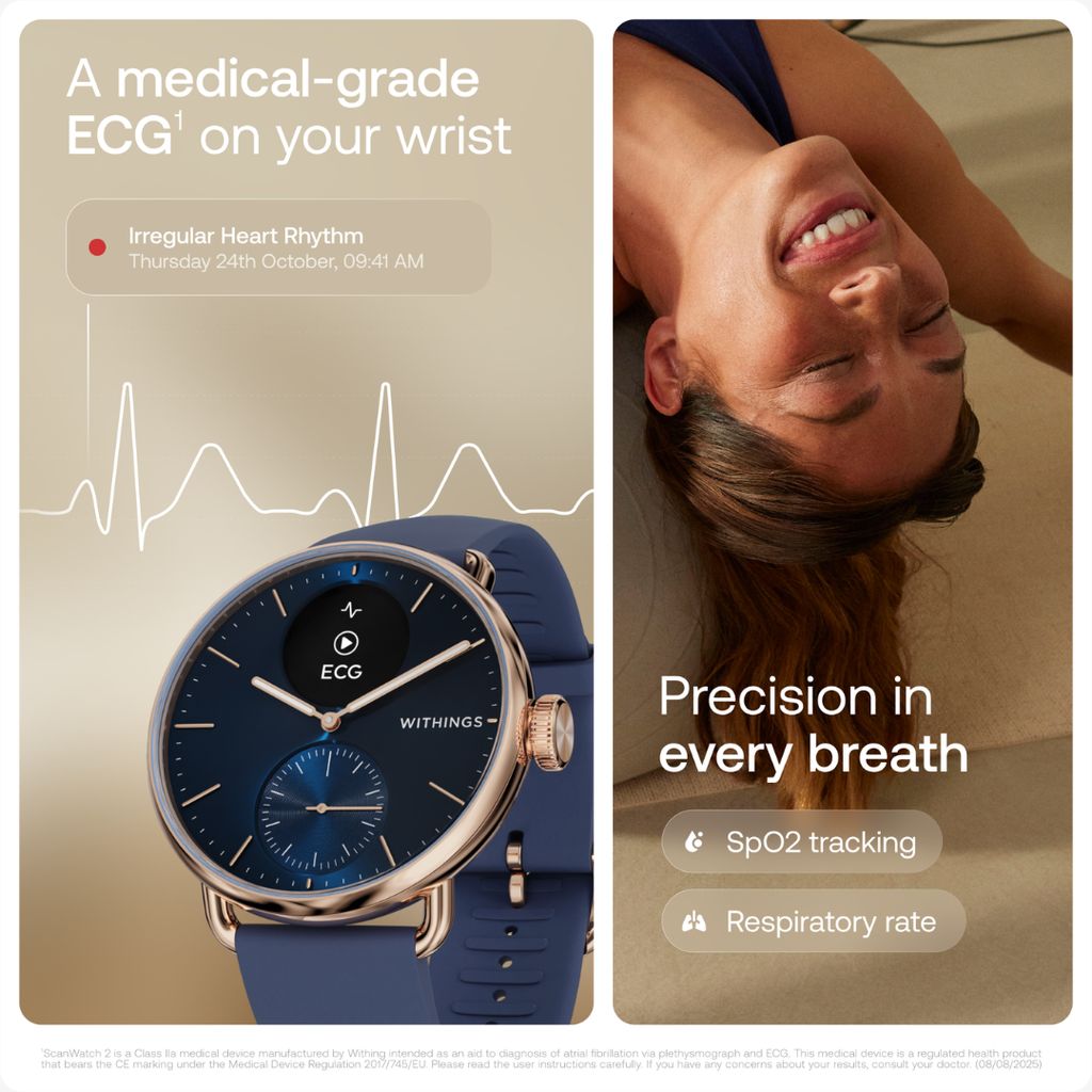 Scanwatch 2 - Roségold Blau - Image 9