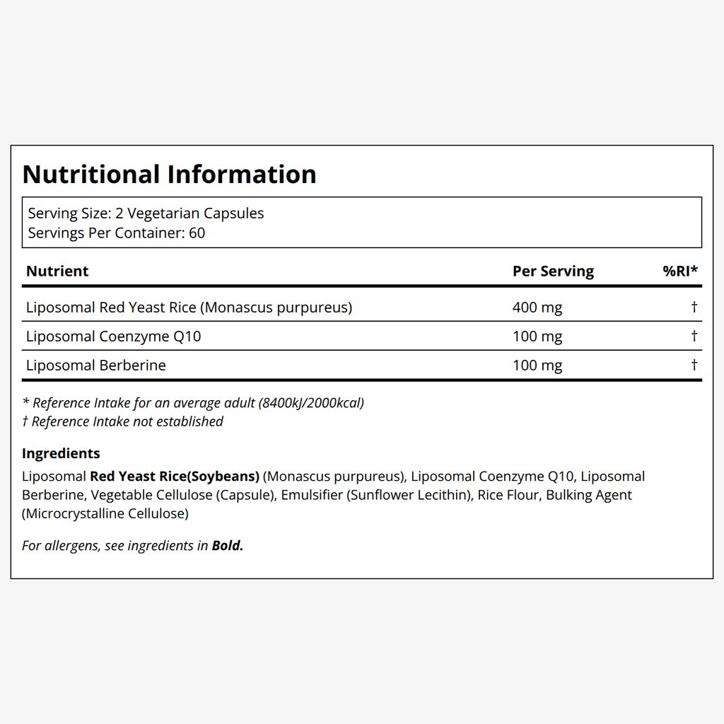 CardioMAX – Liposomales Berberin, Roter Hefereis, CoQ10 - Image 2