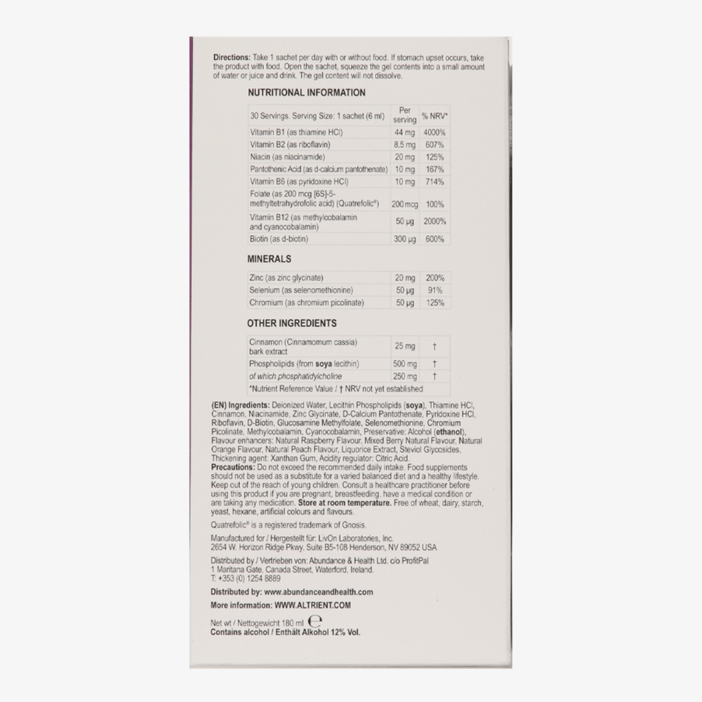 Liposomaler Vitamin-B- und Spurenelementkomplex - Image 3