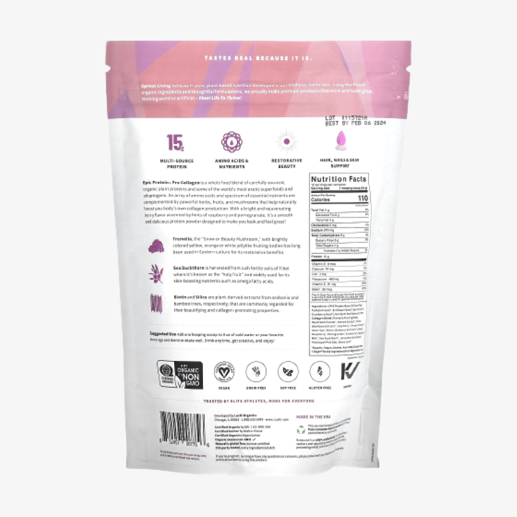 Epic Protein: Bio-Pflanzenprotein – Pro Collagen - Image 6