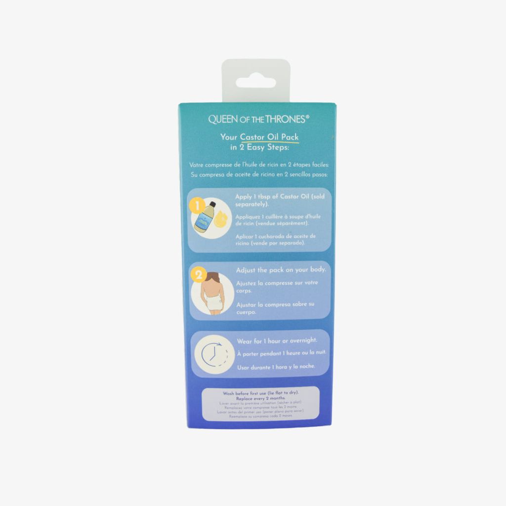 Rizinusölpackung für Rücken und Bauch - Image 2