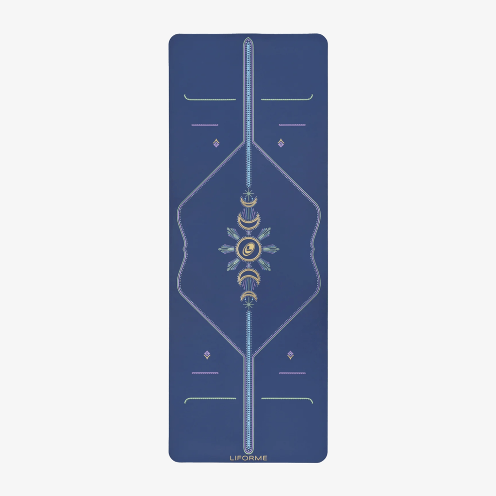 Cosmic Moon Yogamatte – Dämmerungsblau - Image 3
