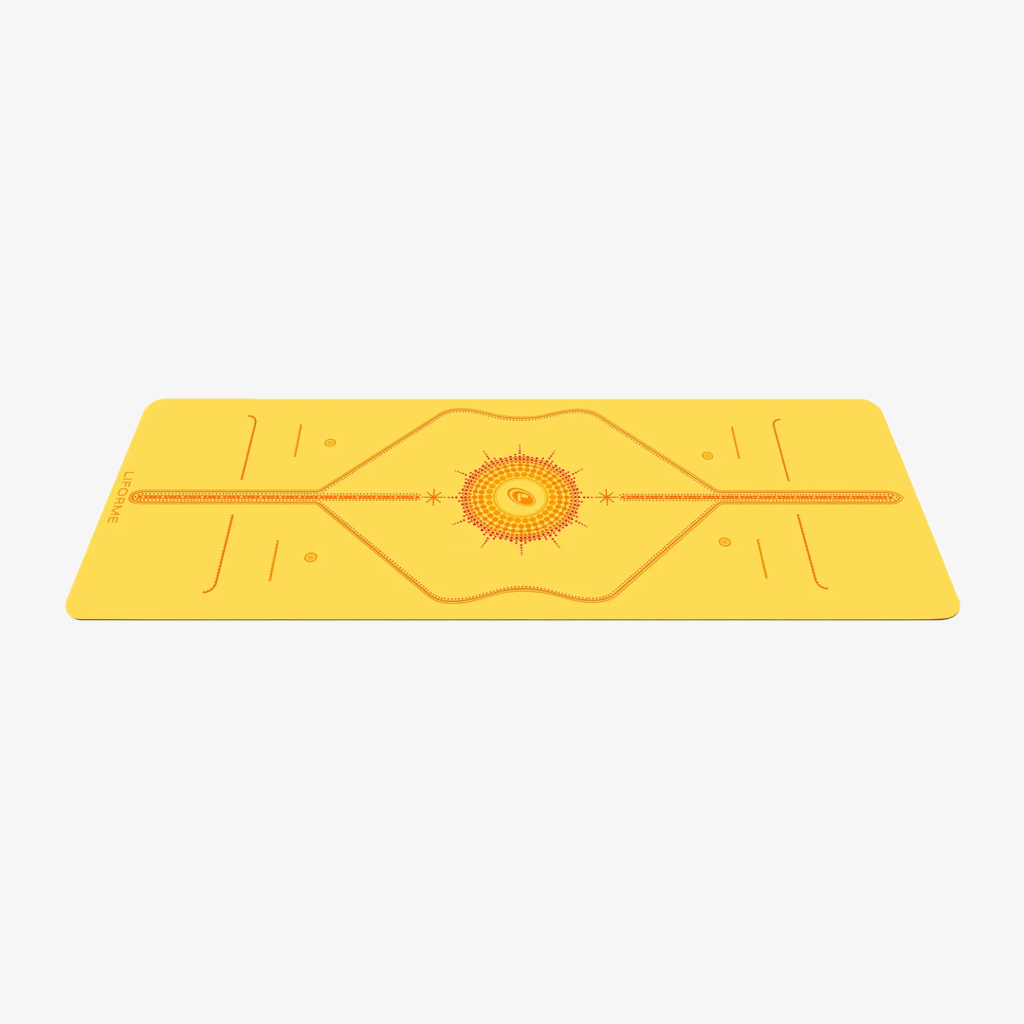 Radiant Sun Yogamatte – Gelb - Image 2