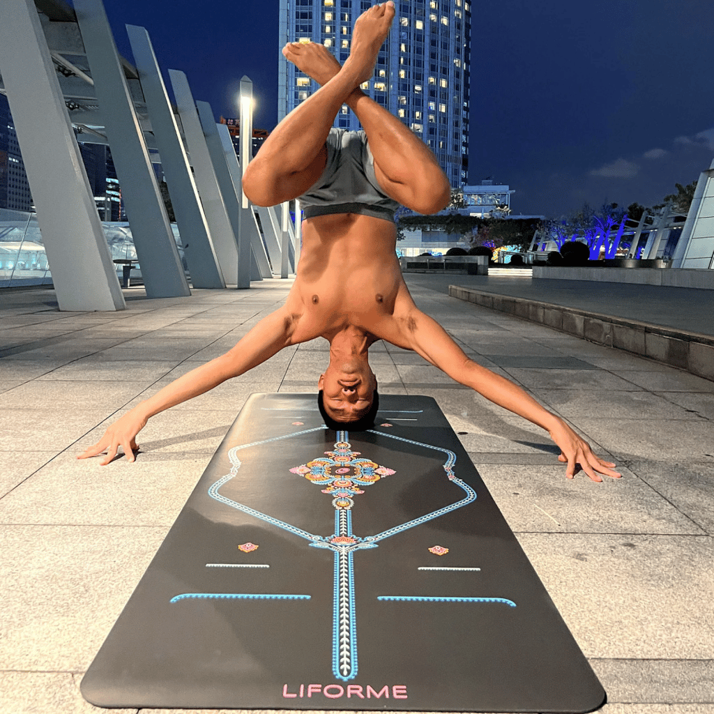Mindful Garden Yogamatte – Grau - Image 5