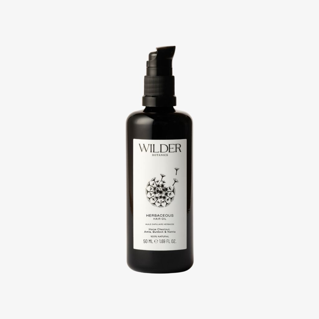 Herbaceous Hair Oil - Burdock Root, Nettle, Carotene, Horse Chestnut - Image 1