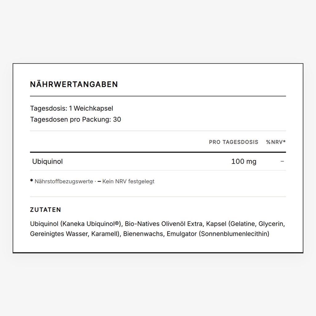 Ubiquinol (CoQ10)