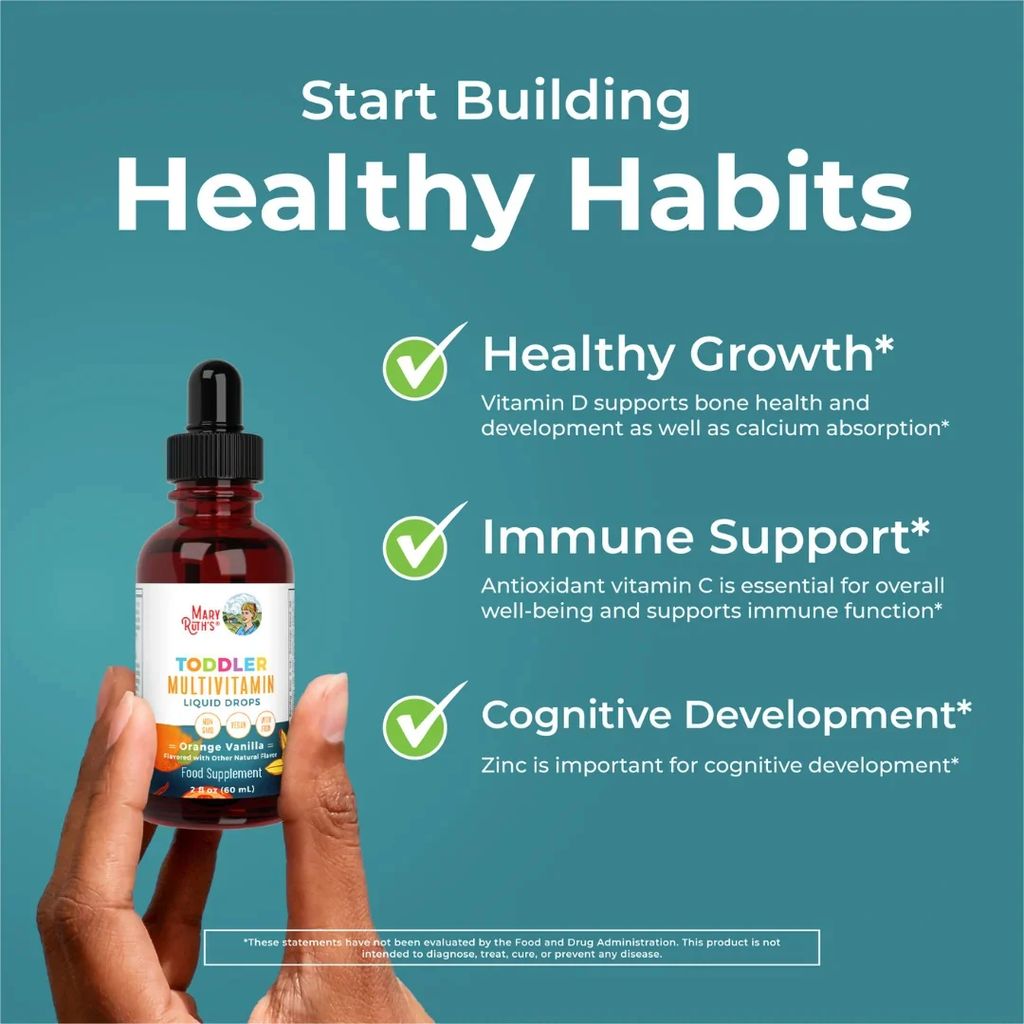 Bio-Multivitamin-Tropfen für Kleinkinder mit Eisen – Vanille-Orange - Image 7