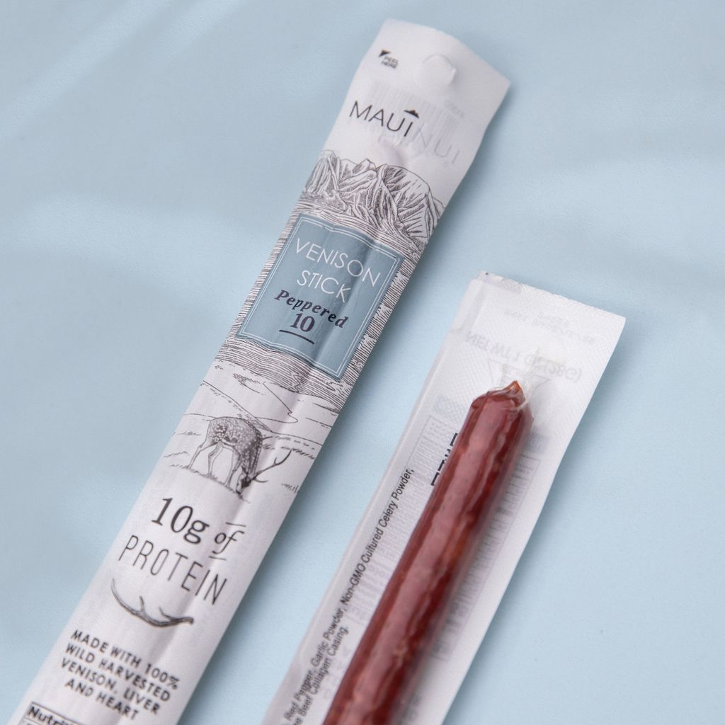 Zuckerfreies, gepfeffertes 10-Gramm-Hirschfleisch-Jerky - Image 4