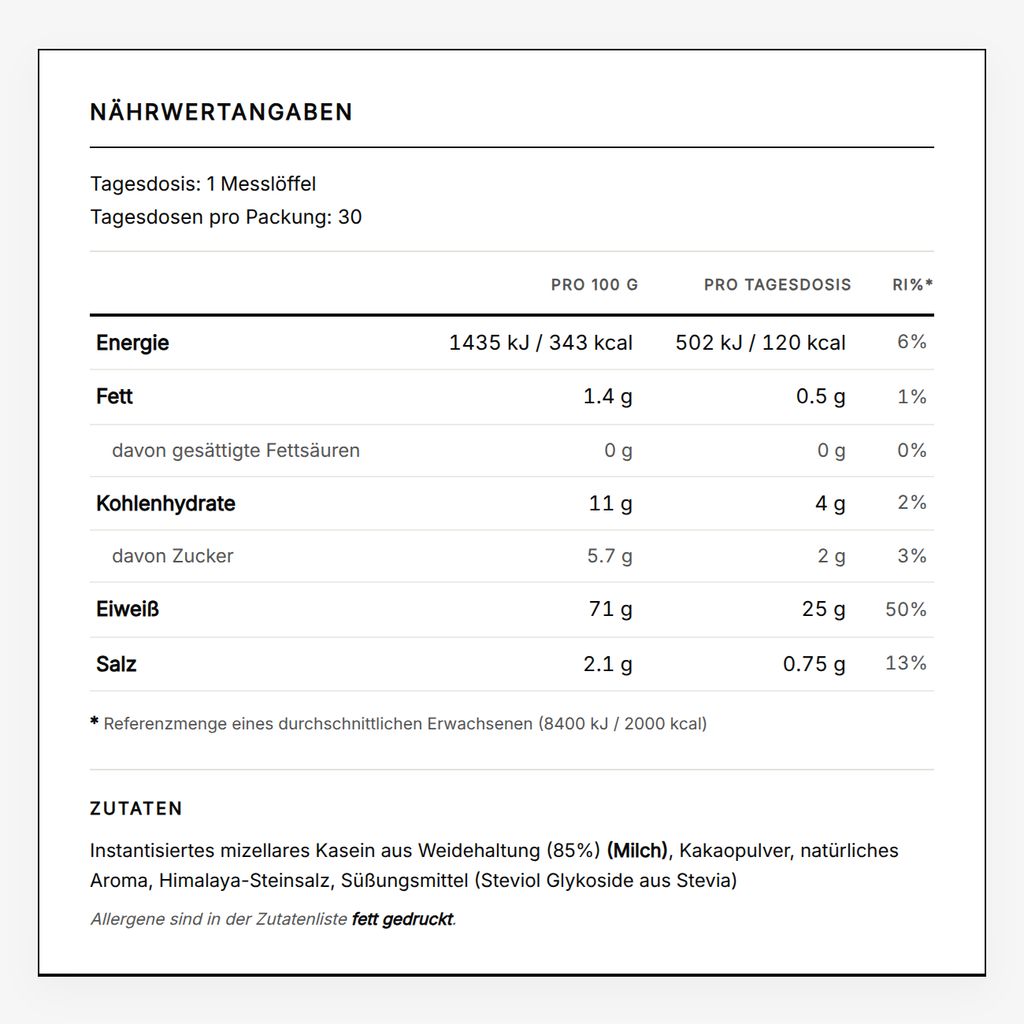 Caseinprotein aus Weidehaltung – Schokolade - Image 2