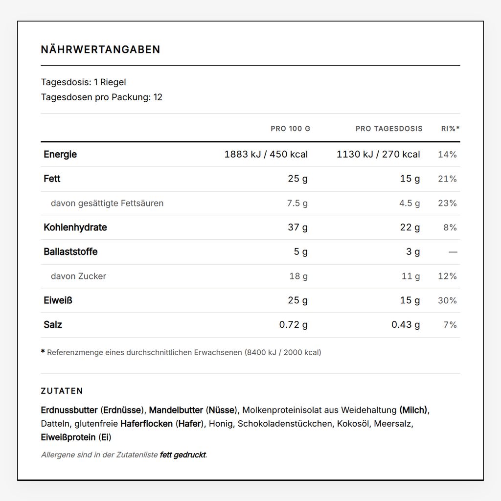Grass-Fed Protein + Bars Oatmeal Chocolate Chip - Image 2