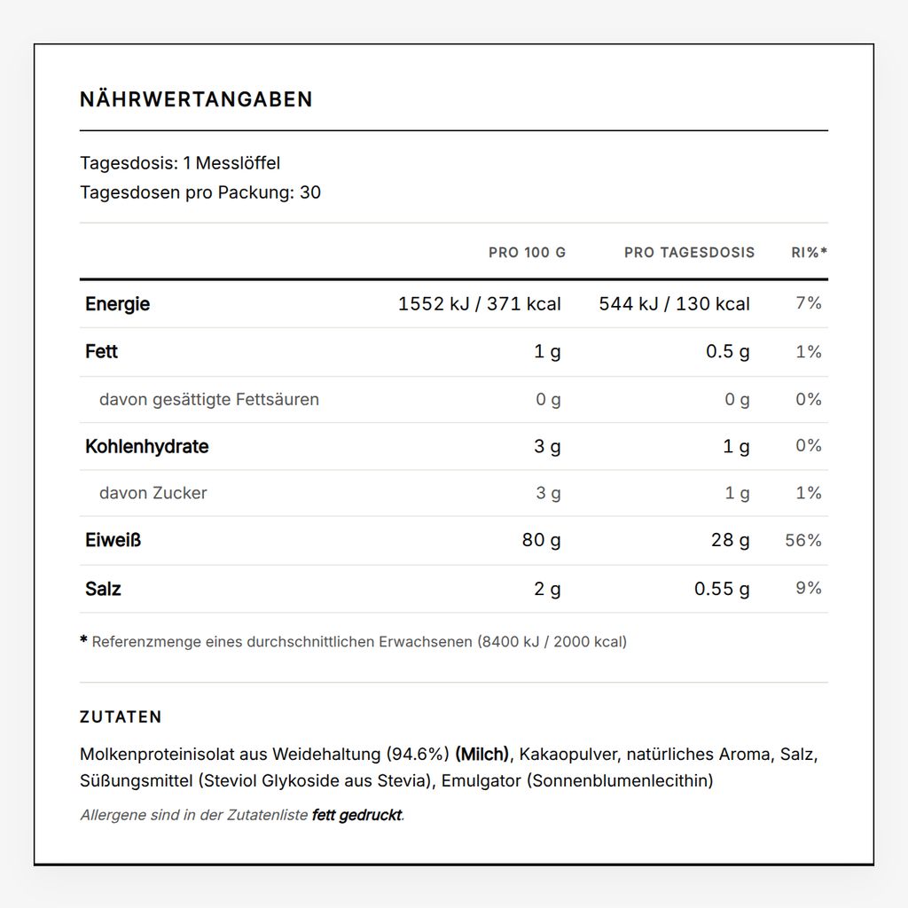 Molkenproteinisolat aus Weidehaltung – Mokka - Image 2