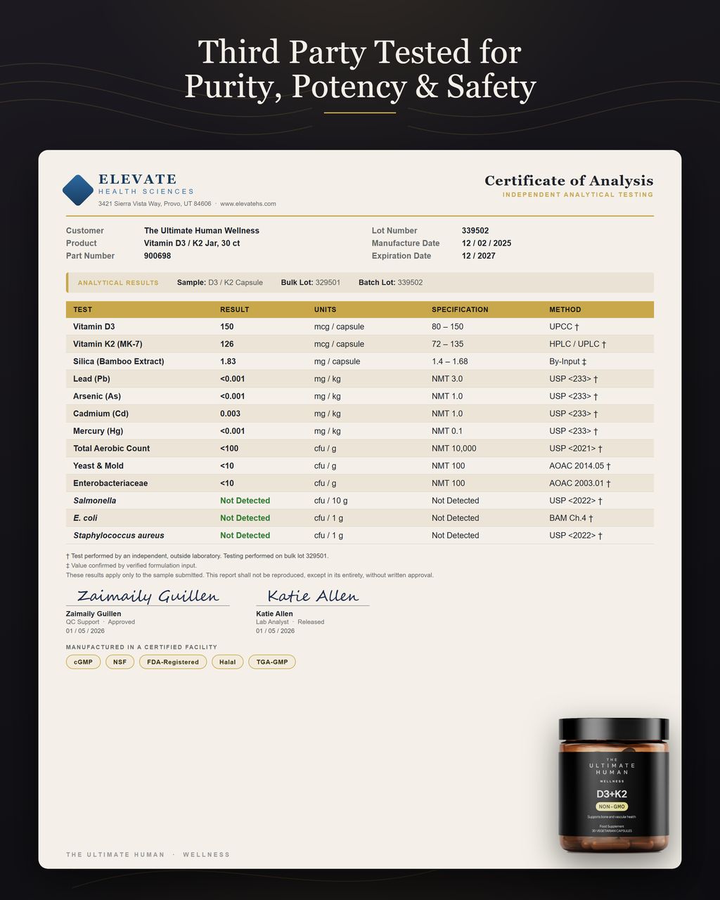 Vitamin D3 K2 - Image 3