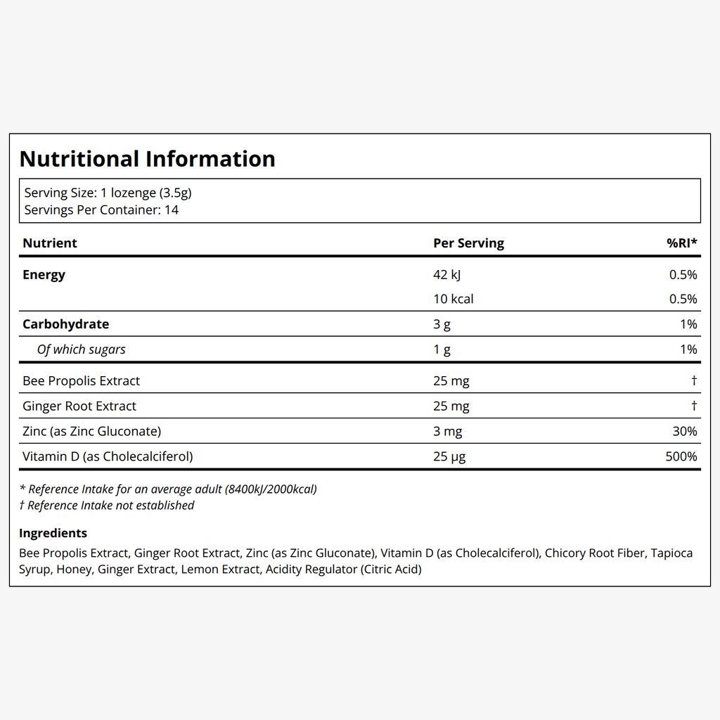 Propolis-Lutschtabletten – Ingwer-Zitrone - Image 2