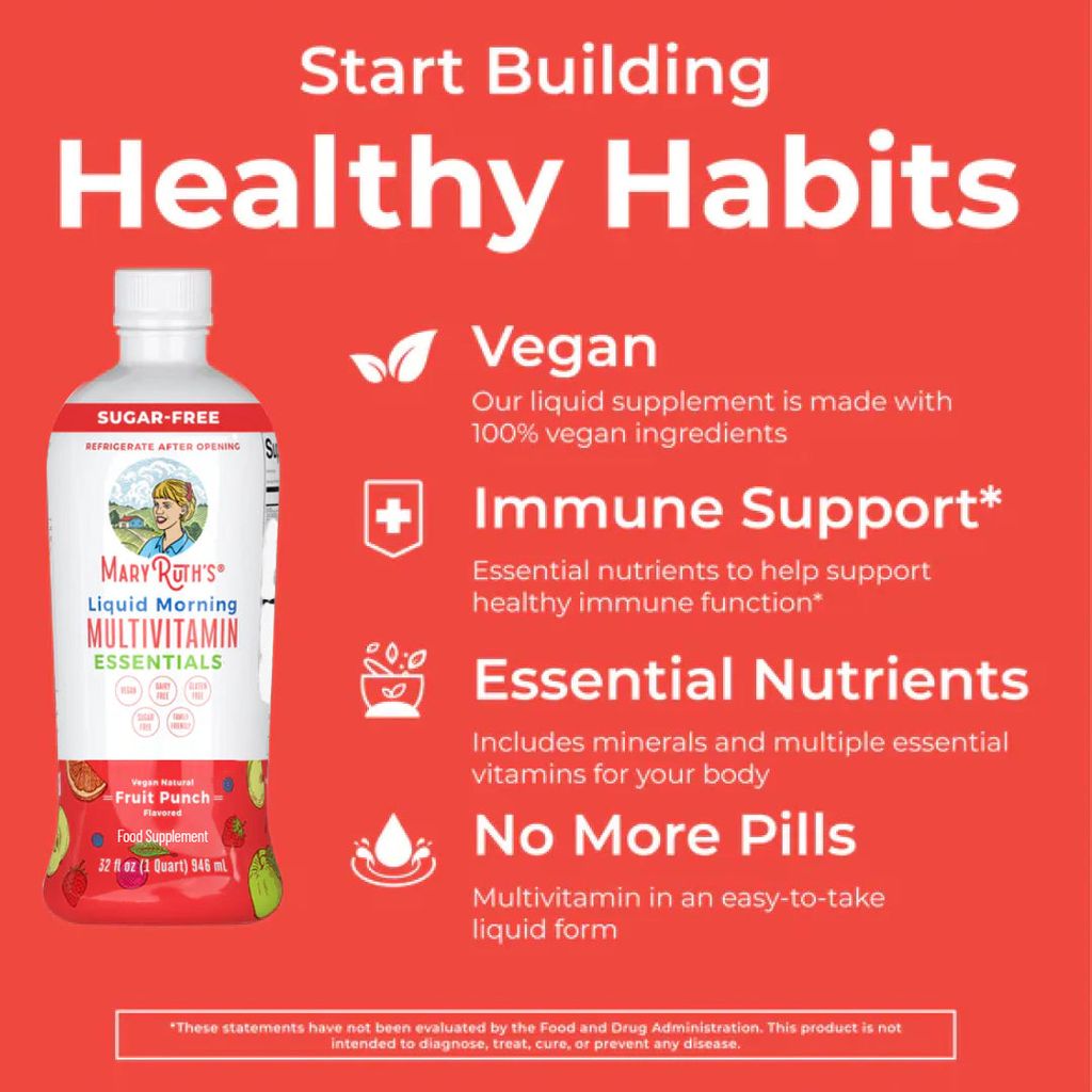Flüssiges Morgen-Multivitamin Essentials+ - Fruchtpunsch - Image 7