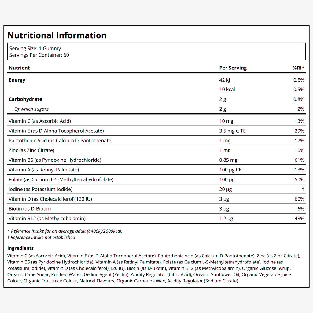 Multivitamin-Fruchtgummis für Kleinkinder – Beerenmix & Kirsche - Image 2
