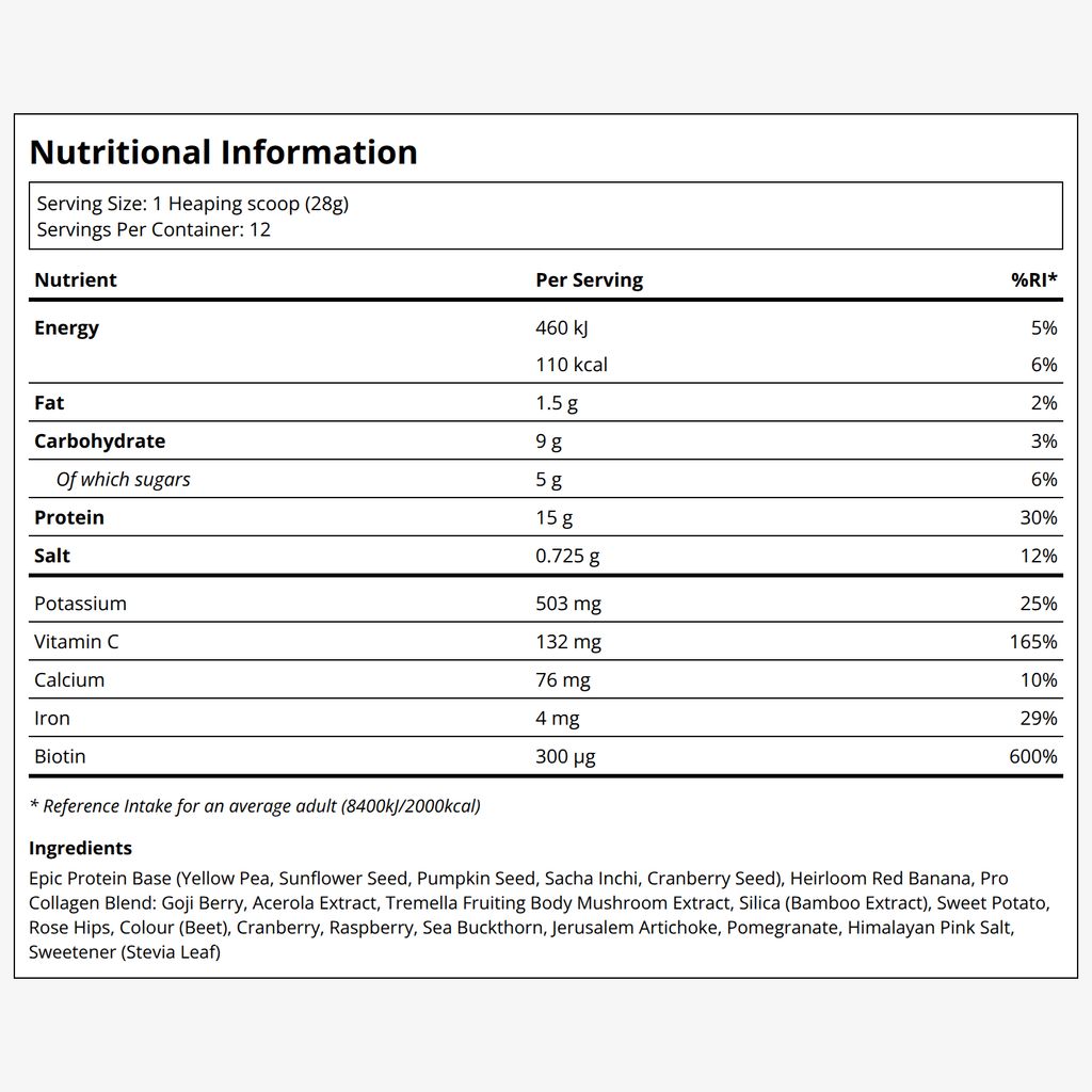 Epic Protein: Bio-Pflanzenprotein – Pro Collagen - Image 2