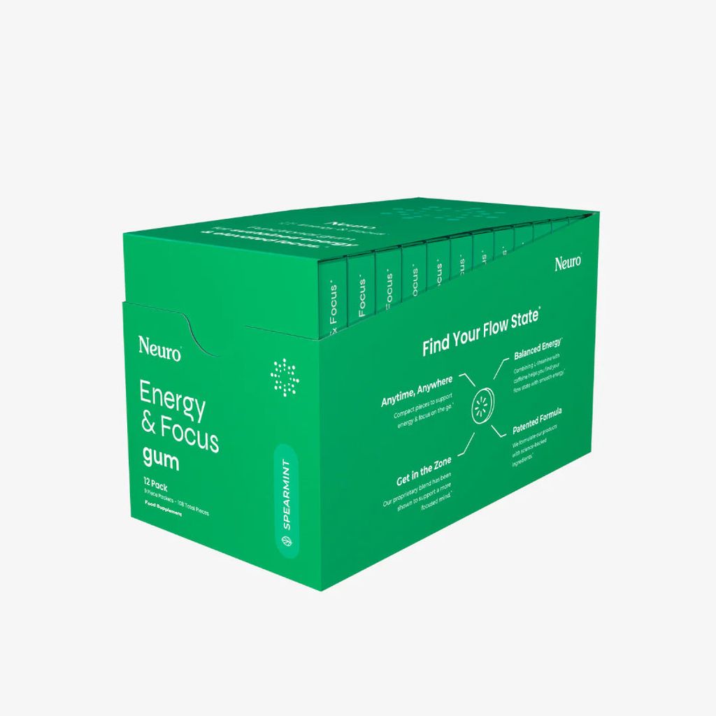Energie- und Konzentrationskaugummi – Grüne Minze - Image 4