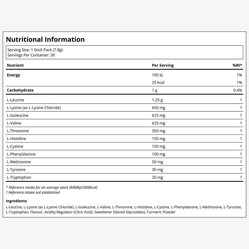 Amino Complex – Reisepackungen – Zitrone – NSF - Image 2