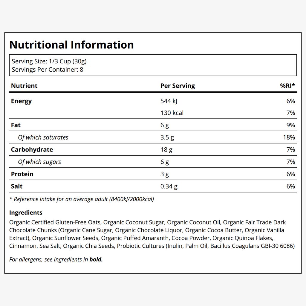 Probiotisches Granola – Schokolade-Meersalz - Image 2