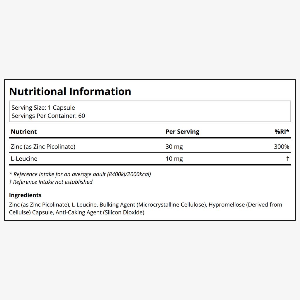 Zinkpicolinat – 30 mg – NSF - Image 2
