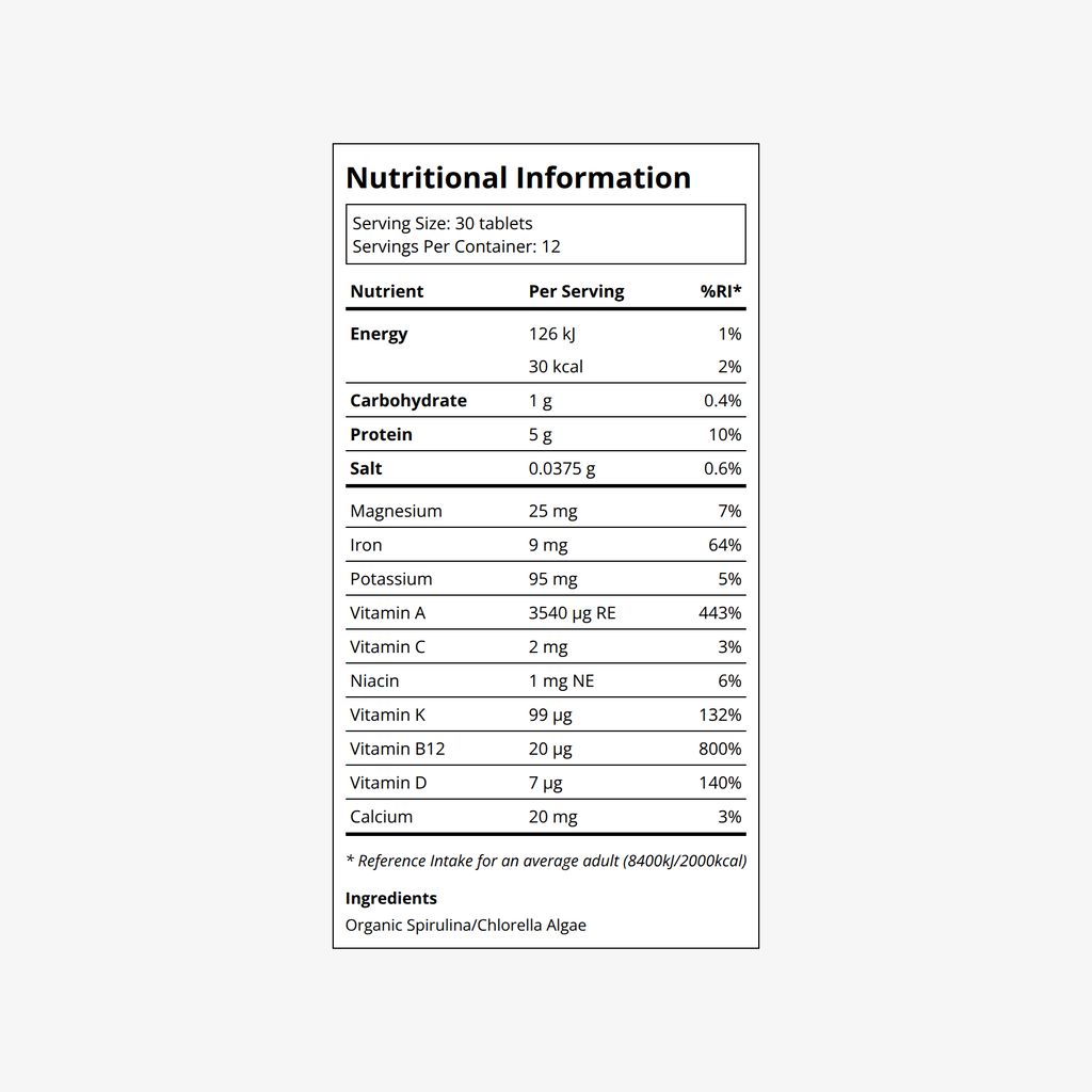 VITALITYbits Spirulina/Chlorella - Dose - Image 2