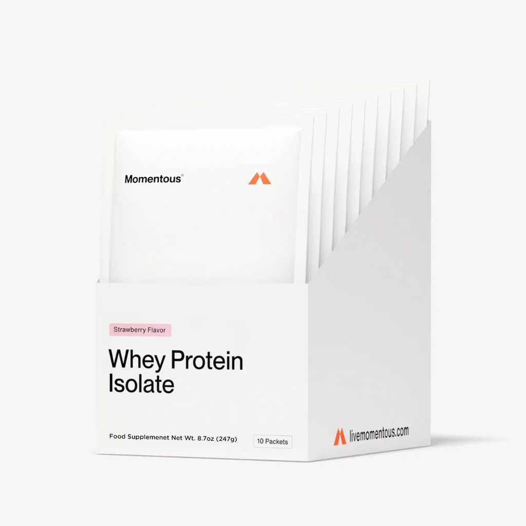 Molkenprotein aus Weidehaltung – Erdbeere, 10 Reisepackungen - Image 1