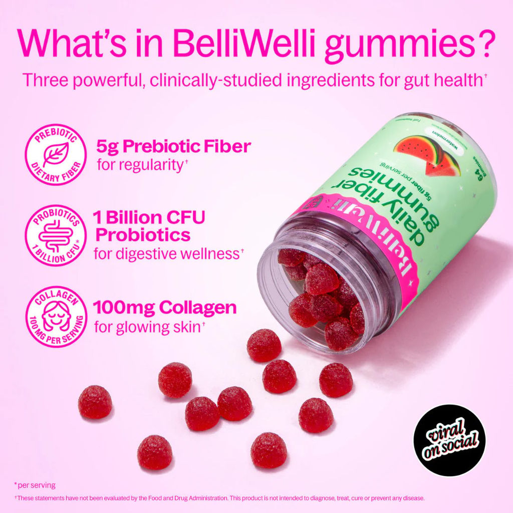 Daily Fiber Gummies - Watermelon - Image 5