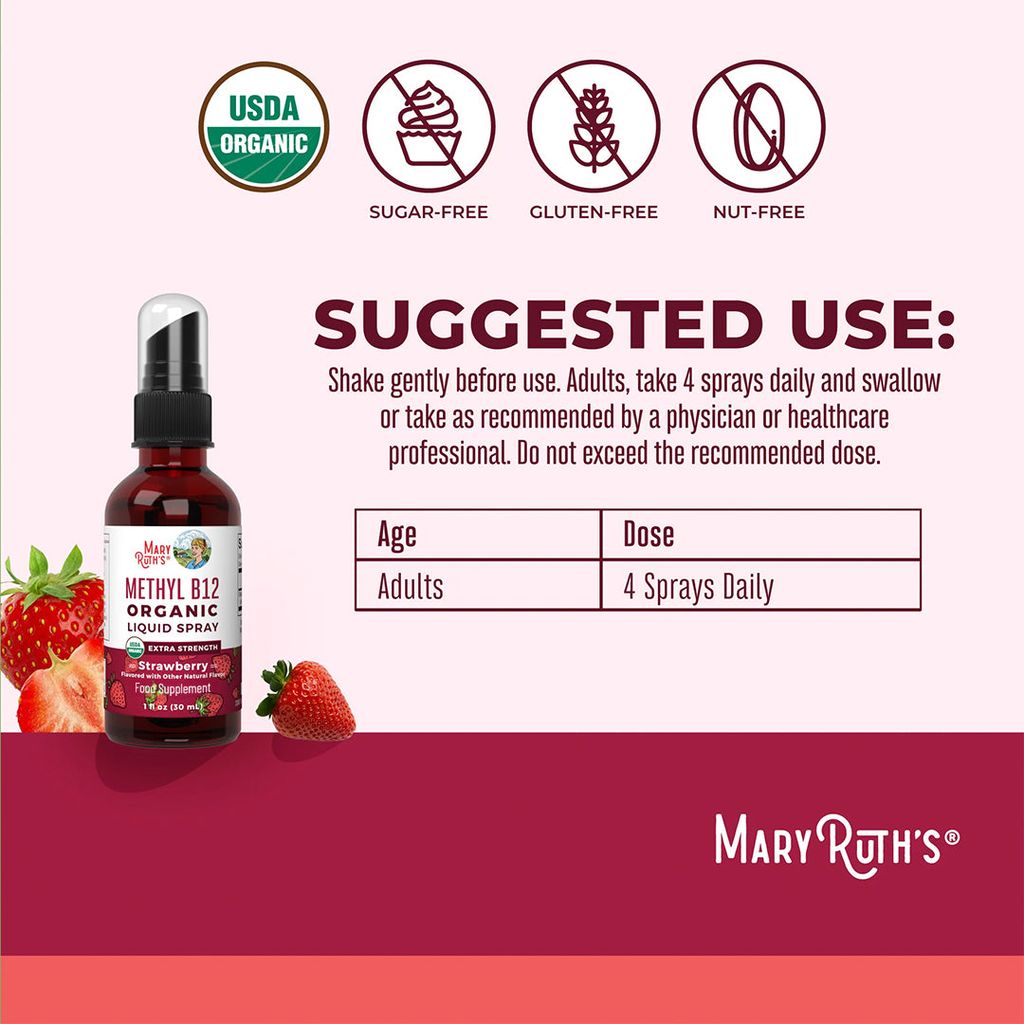 Methyl B12 Bio-Spray – Erdbeere - Image 3