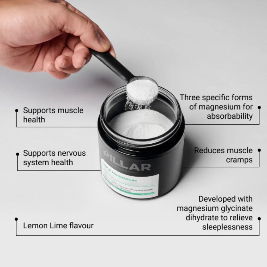 Triple Magnesium Powder: Lemon Lime (Glass Jar) - Image 4